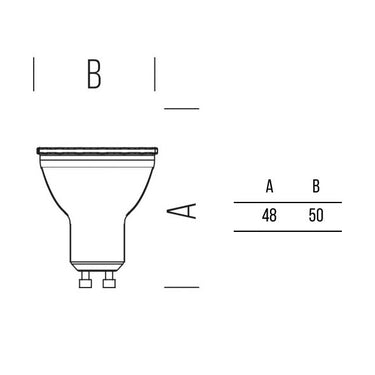 MR16 560lm 6,9W 12V 60° CW Shot Lampadine e moduli led
